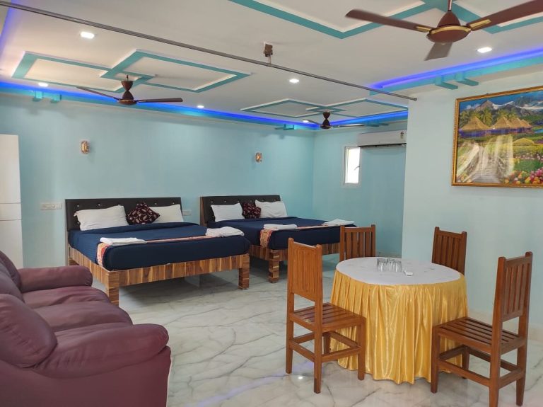 Luxury Wooden Suite with marble floor and sofa